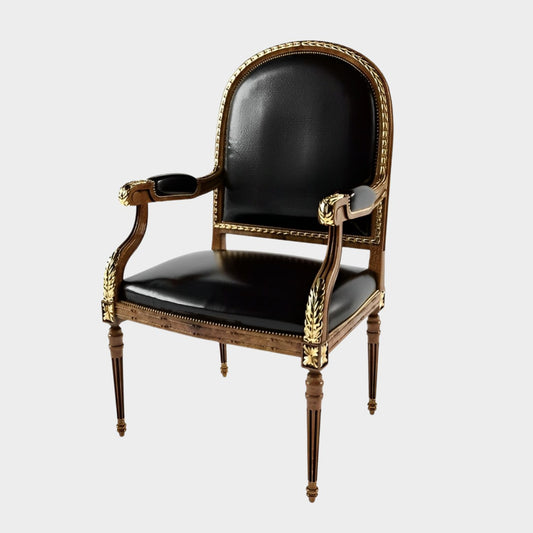 Francesco Molon Armchair with Carving