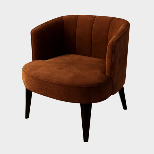 Velvet Modern Armchair